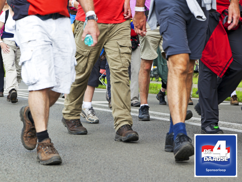 Nijmeegse vierdaagse voor kankeronderzoek